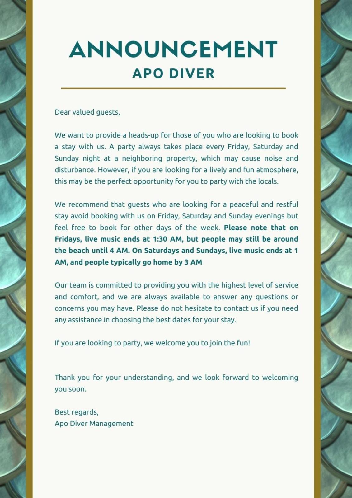 Apo Diver Beach Resort Сан Хуан Екстериор снимка